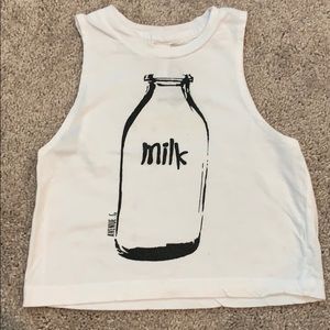 AVENUE G “Milk” Sleeveless Top